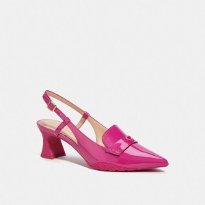 Buty Casual Coach Nikola Hybrid Slingback Damskie Fioletowe | PLVRH753