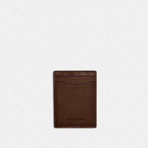 Etui Na Karty Coach Money Clip Męskie Kawa | PLTCE875