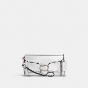 Torba Crossbody Coach Tabby In Metallic Damskie Srebrne Srebrne | PLKOC273