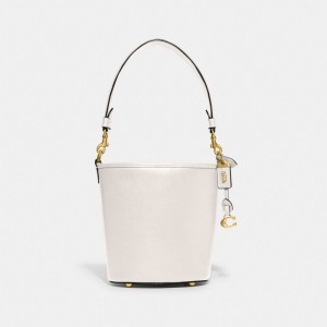 Torebka Bucket Bag Coach Dakota 16 Damskie Białe | PLHAS344