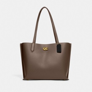 Tote Coach Willow Damskie Ciemny Szare | PLDFV139