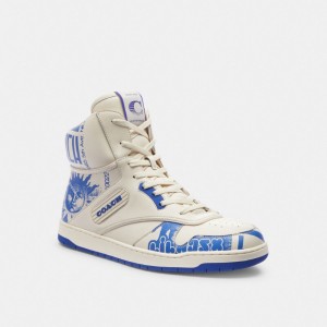 Trampki Coach The Lil Nas X Drop C202 High Top Męskie Niebieskie | PLRVO935